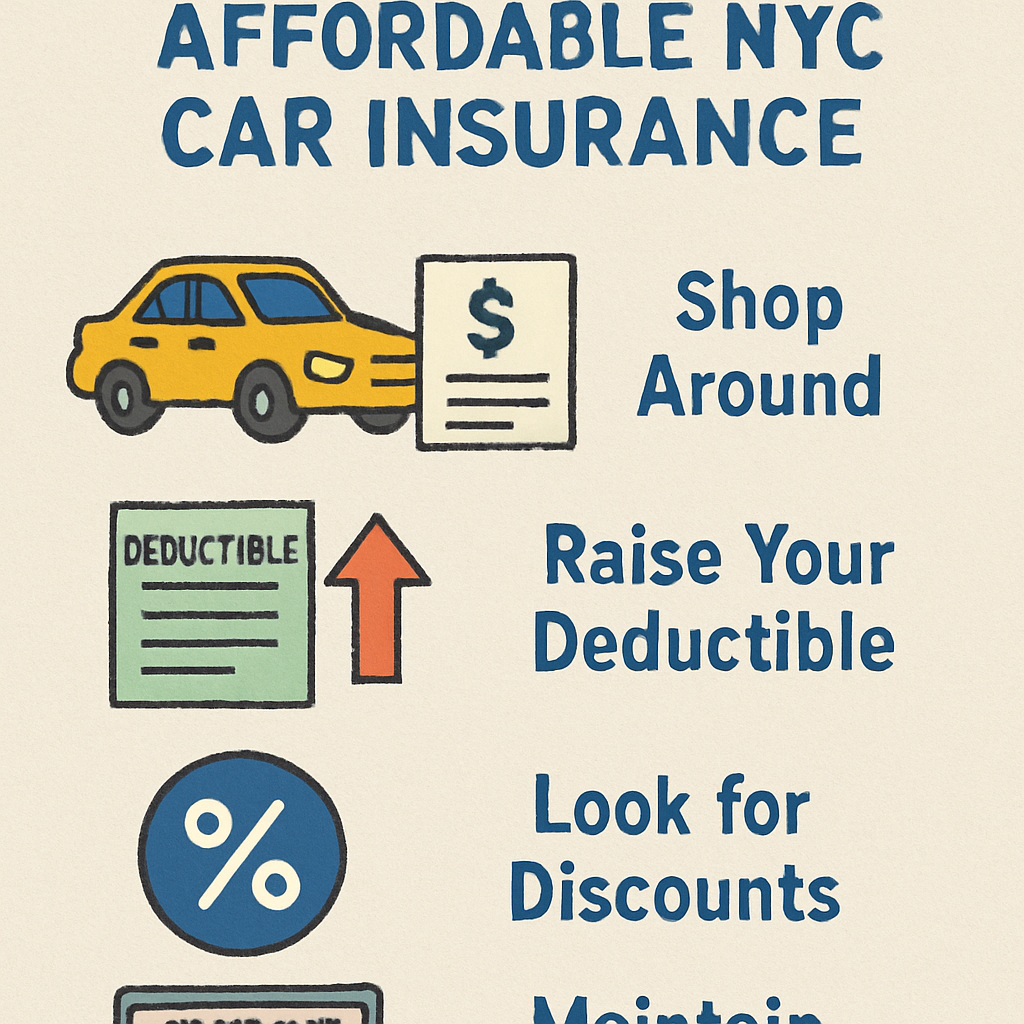 Top Tips for Affordable NYC Car Insurance