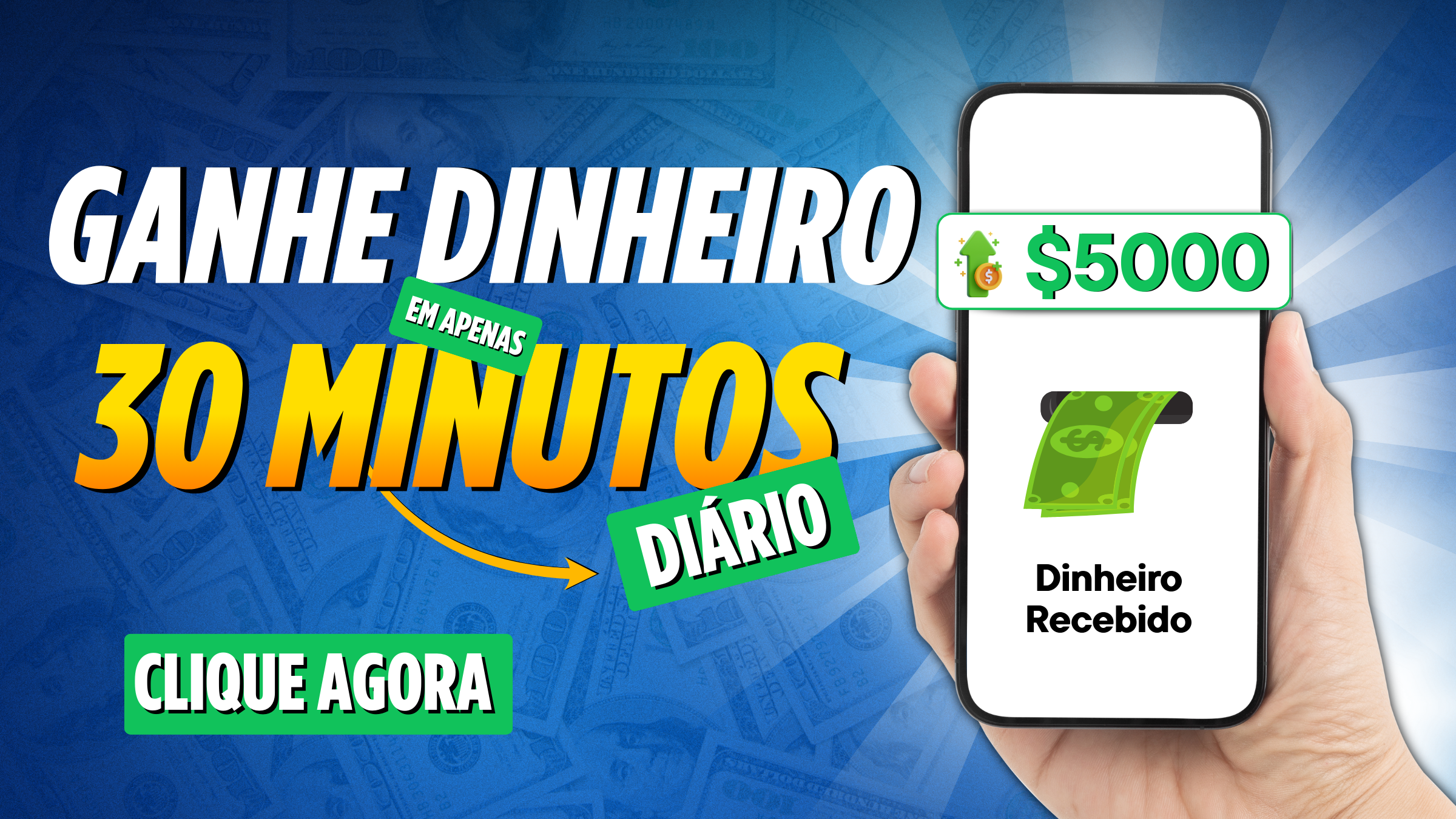Ganhe dinheiro online em apenas 30 minutos