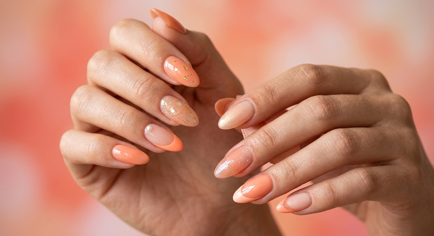 12 Peach Nail Ideas Are Going Viral for Summer 2026, From Jelly Finishes to Peach French Tips